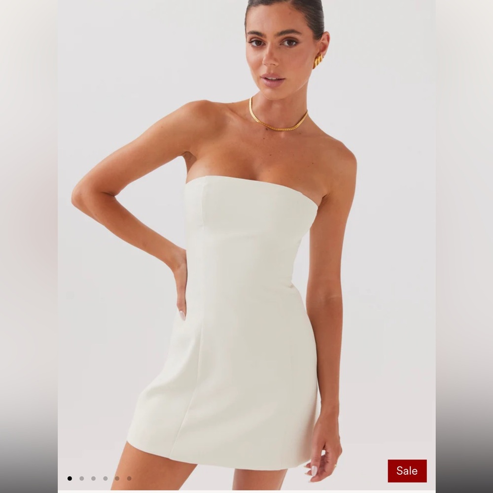 Peppermayo Ayanna Strapless Mini Dress